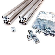 10/20/50/100x Nutensteine schwer für 45x45 Aluprofil Nut 10, Bosch kompatibel