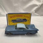 Vintage Matchbox Lesney No. 57 Chevrolet Chevy Impala Original Box Diecast Car