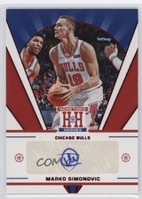 2021-22 Panini Chronicles Hometown Heroes Rookie Red Marko Simonovic Auto 0jd0