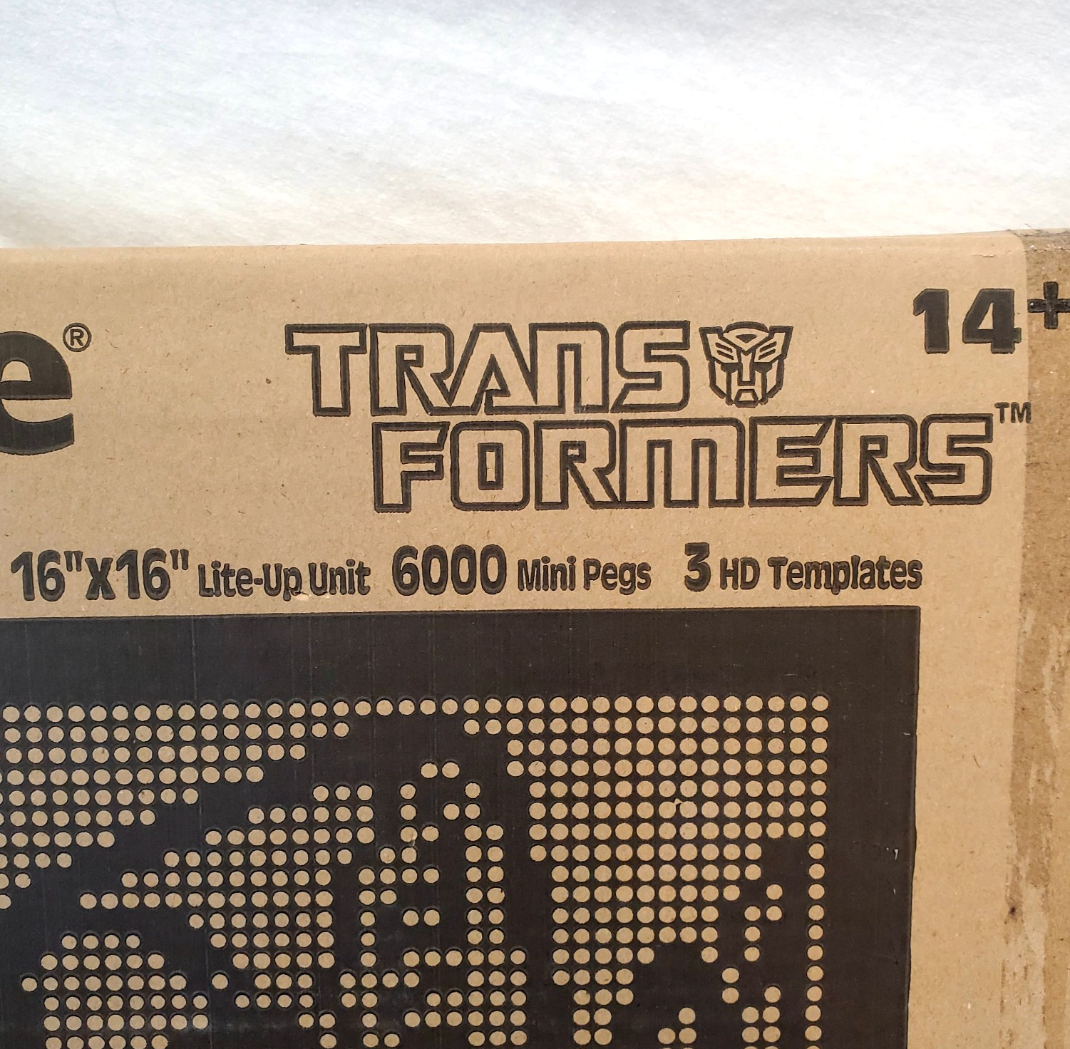 Lite Brite Wall Art Transformers  Hasbro Optimus Prime In Box , Pegs, Pages