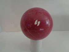 Vintage Sportcraft Red Circle Pattern Bocce Ball Replacement - 4" 2Lbs 12oz
