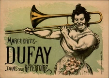 Marguerite Dufay Dans son Repertoire vintage postcard r493