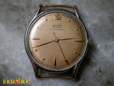 Orologio uomo vintage TISSOT ANTIMAGNETIQUE 1950 JUMBO Swiss Made COMPLETAMENTE REVISIONATO.