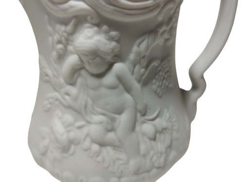 Portmeirion British Heritage Collection Pitcher Angels England Textured Four In - Picture 2 of 10