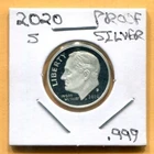 Gem 2020-S Proof Cameo (.999) Silver Roosevelt Dime - Free Shipping