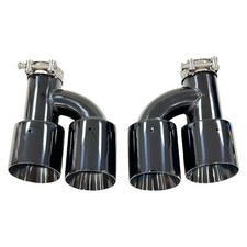 Auto Exhaust Pipe Stainless Steel Modified H-shaped Double Exit Tailpipe Muffler