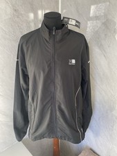 Image of Karrimor Black Reflective Run Jacket Lightweight, Water-Resistant, Size L New
