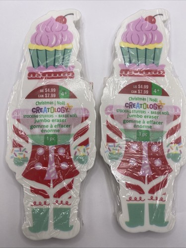 Creatology Jumbo Erasers Rainbow Nutcracker Set Of 2. New 5.5 X 2” - Picture 1 of 2