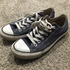 Converse Chuck Taylor All Star Low Blue Sz Men  s 5 Women  s 7 Canvas Sneakers
