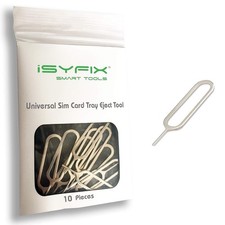 iSYFIX SIM Card Tray Eject Pin Removal Tool - 10 Pack for Android  Samsung