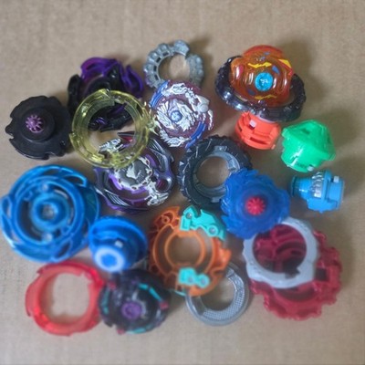 Beyblade Burst Mixed Lot Spinning Top Parts Energy Layers Forge Discs Tips