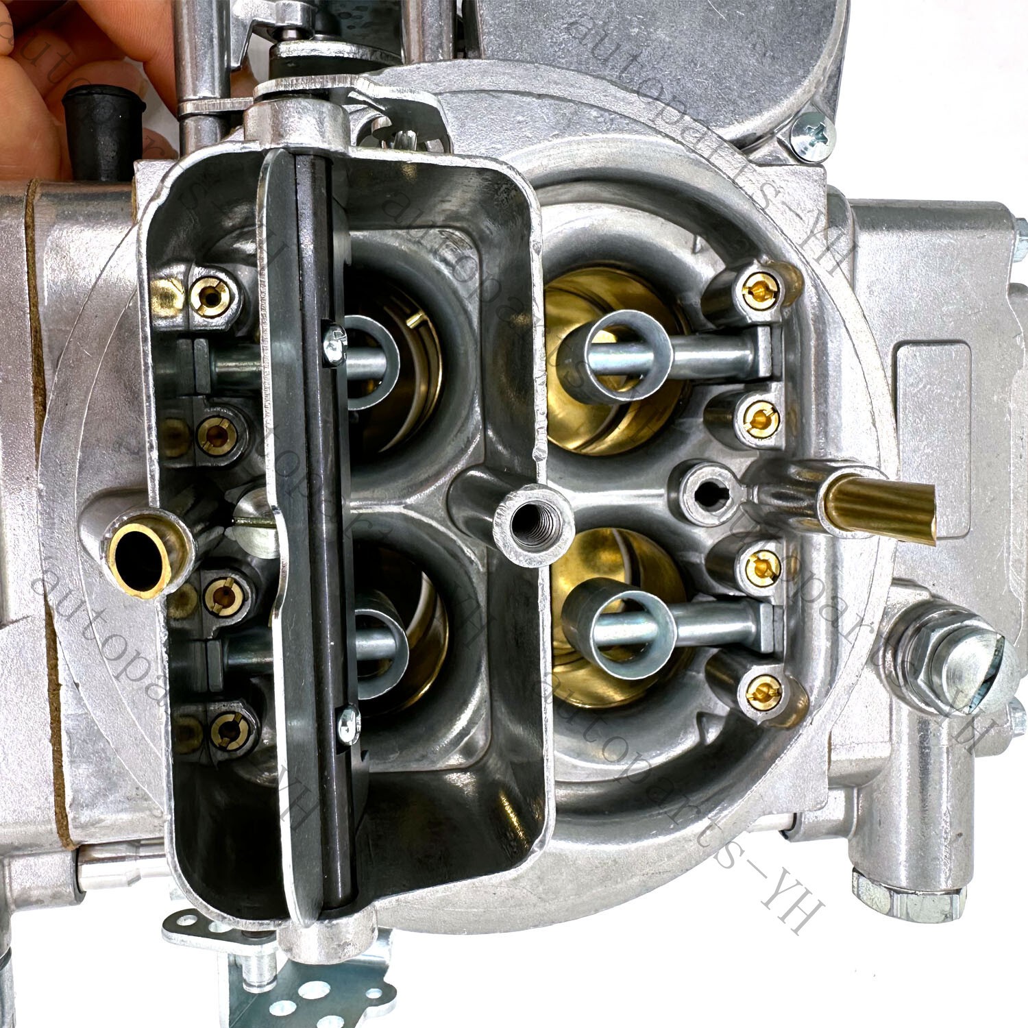 For Holley Carburetor 0-1850S Classic 4BBL Carb 4160 600 CFM Universal Chromate