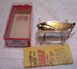 Ancien Sonar De Pêche Heddon 1/2 Oz 433 RH – N.O.S. Vintage, Boîte D'origine
