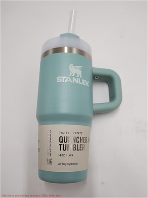 #ad STANLEY Quencher H2.0 Tumbler With Handle And Straw 14 Oz Seafoam $24.99