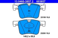 ATE Bremsbelagsatz Scheibenbremse 13.0460-3857.2 FüR BMW F30 F20 F32 F21 F22 F23