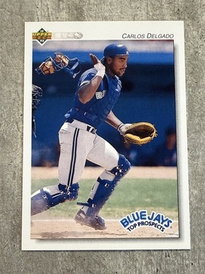 1992 Upper Deck Minor League Carlos Delgado Rookie Toronto Blue Jays RC #264