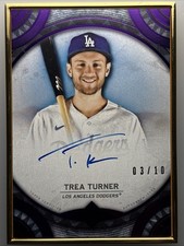 2022 Topps Transcendent Collection Trea Turner Auto /10 FREE SHIPPING!!!