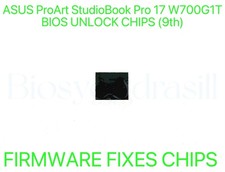 ASUS ProArt StudioBook Pro 17 W700 W700G1T, ADMIN NO PASSWORD FIRMWARE BIOS CHIP
