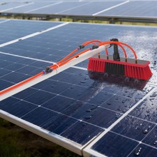 4m Solar Panel Cleaning Brush Outdoor Window Adjustable Pole Cleaning Kit