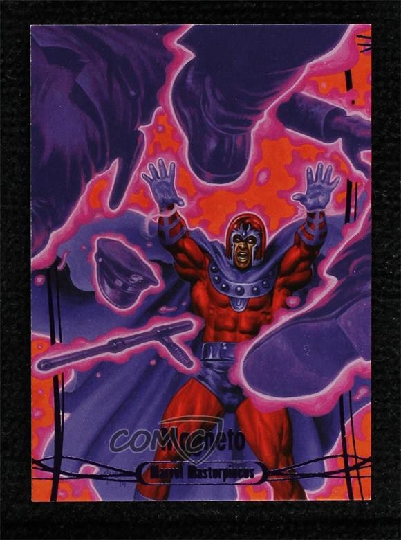 2016 Upper Deck Marvel Masterpieces Epic Purple 65/199 Magneto #72 c9a