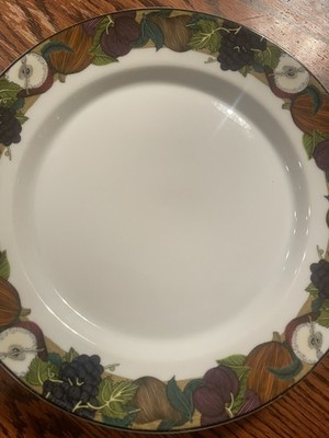 Dansk International Designs Cornucopia 10.75''Dinner Plates Lot Set Of 4  