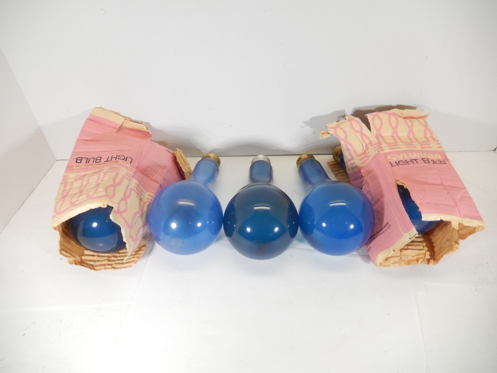 VINTAGE NOS ECT & EBW 500W 120V 3200K PHOTO FLOOD BULB LOT OF 14 TESTED