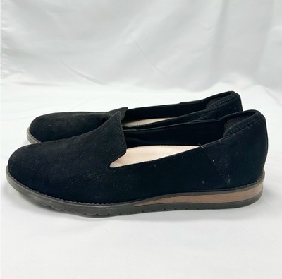 Naturalizer Soul Jetset Scholl's Leather Loafers Black Size