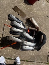 golf club set with bag used