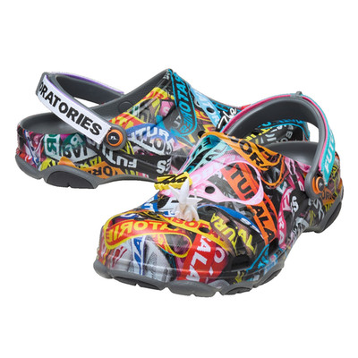 Futura Laboratories X Crocs All Terrain Clog Multi Color Men 8 Women 10 New 