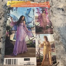 Simplicity 0531 Fairy Costume Dress Pants Skirt UNCUT Size 14-20
