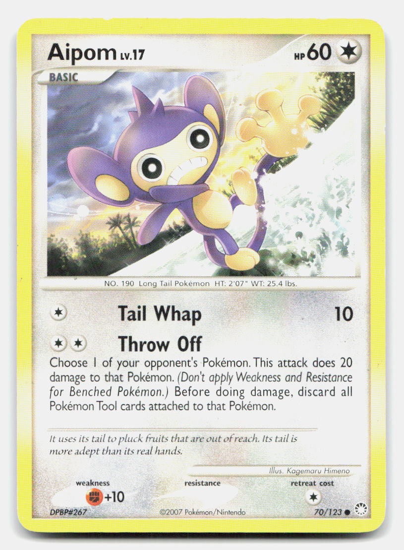 Aipom 70/123 Common Mysterious Treasures Pokemon LP