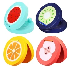 4Pcs Finger Castanets Wood Castanet Sensory Development Teaching Tool Fine Motor