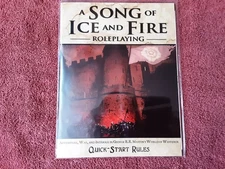 Song of Ice & Fire  RPG  Quick-Start Rules Softcover 32 pages NM Condition