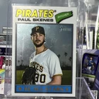 Topps 2026 Heritage Chrome #33 Paul Skenes Pittsburgh Pirates MLB Baseball Card