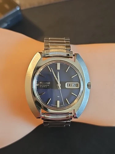 Vintage Seiko 7006-7080 Mens Automatic Day/Date 19 Jewels Men's Watch