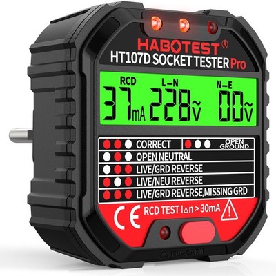 Steckdosentester, Stromkreistester Automatischer Strom Detektor