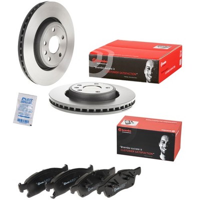 Brembo Bremsscheiben 350mm + Bremsbeläge Vorne passend für Jeep Cherokee 6.4 5.7