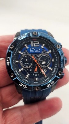 Daniel Steiger Adventurer Blue Men's Watch Water Resistant Working 9362B-M