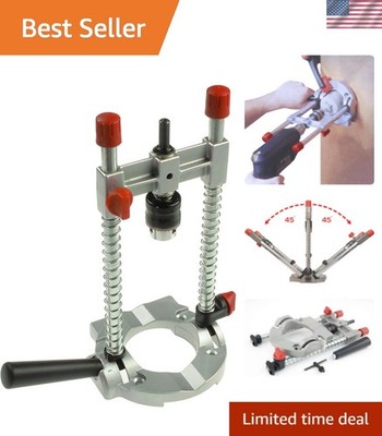 R77229 Multi Angled Drill Guide Attachment for 1/4 in. & 3/8 in. Drills, Silver