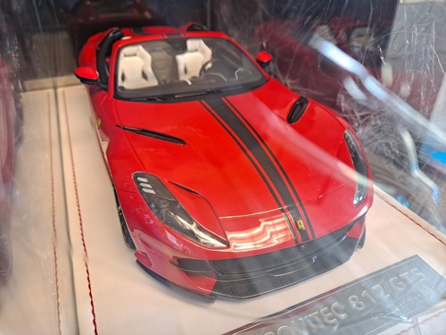 Ivy Models 1/18 Ferrari 812 Novitec-Rosso Corsa Red-White Leather Plexiglas Case - Bild 19 von 20