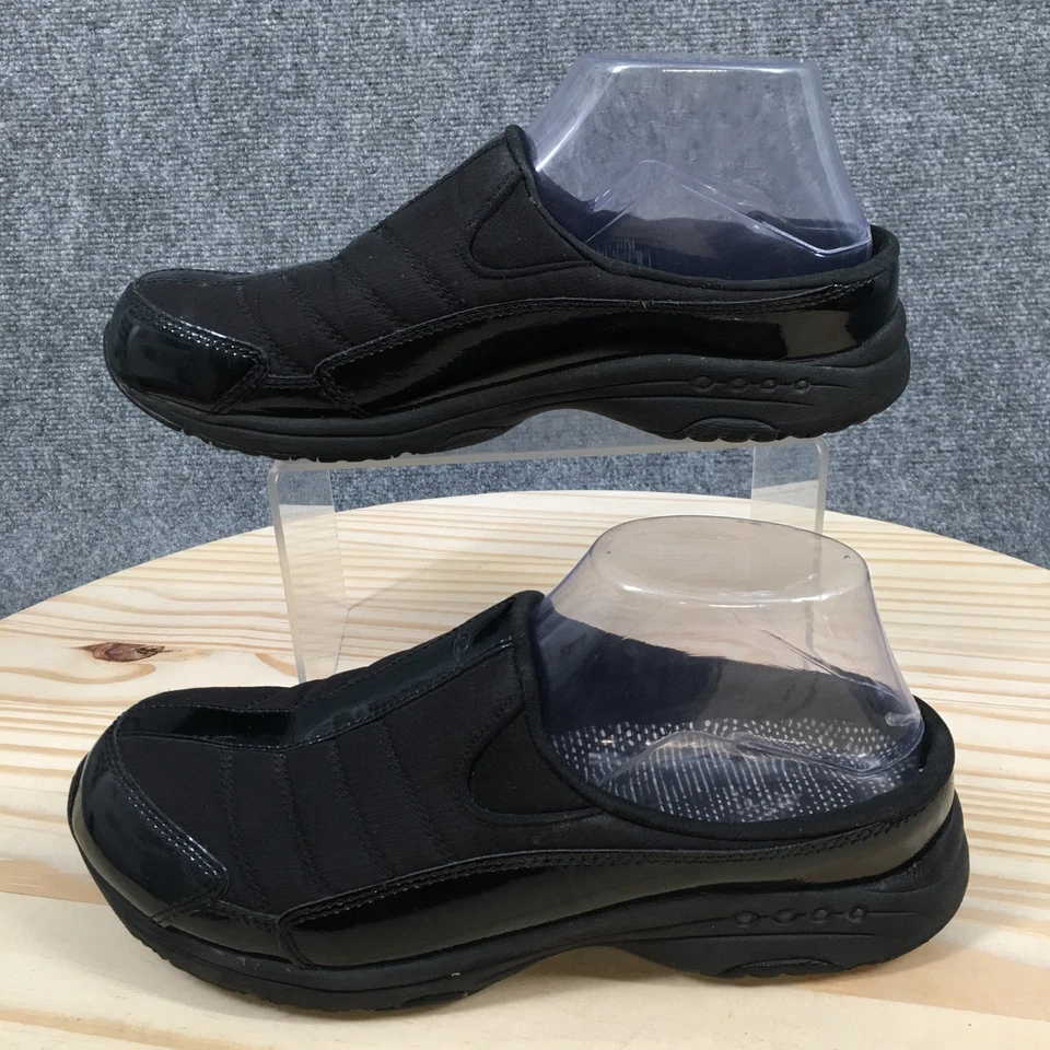 Easy Spirit 木屐女式 8 米黑色凤凰圆头懒人鞋休闲舒适 — 第 2/4 张图片