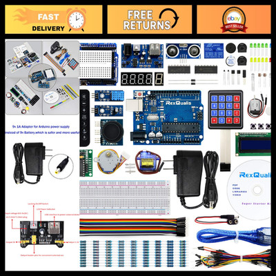 Arduino UNO R3 Super Starter Kit with Tutorial & Controller Board, IDE Compatibl
