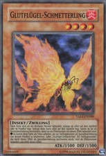 YuGiOh Glutflügel-Schmetterling (V.1) TAEV-DE089 Super Rare Excellent 1st
