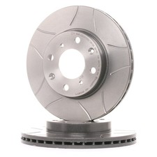 2x BREMBO Disque de frein Avant pour HONDA CIVIC VI Hatchback (EJ, EK) 240mm