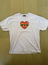 Drew House Pink Drew Heart Tee Size M