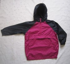 THE CHILDREN'S PLACE Half Zip Anorak Windbreaker Hooded Nylon Rain Coat Sz S 5/6