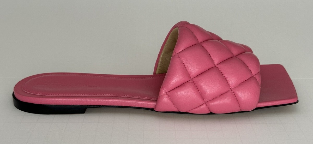 Bottega Veneta★素敵!Pink Flat Sandals NWT $990 Bottega Veneta Pink Flat Sandals Shoes 7 US (37