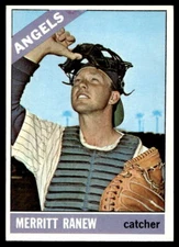 1966 Topps #62 Merritt Ranew  California Angels EX-EXMINT