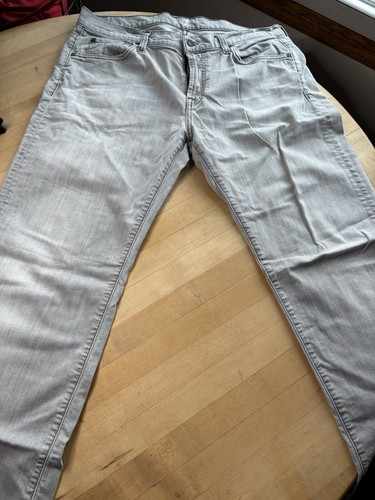 7 For all Mankind Jeans Mens 36 X 32 Austyn Relaxed Straight Stretch - Picture 14 of 22