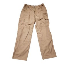 5.11 Tactical Mens Cargo Pants 38x32 Relaxed Fit Ripstop Multiple Pockets Khaki